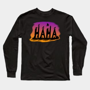 HAHA - The Harris' Hawk Long Sleeve T-Shirt